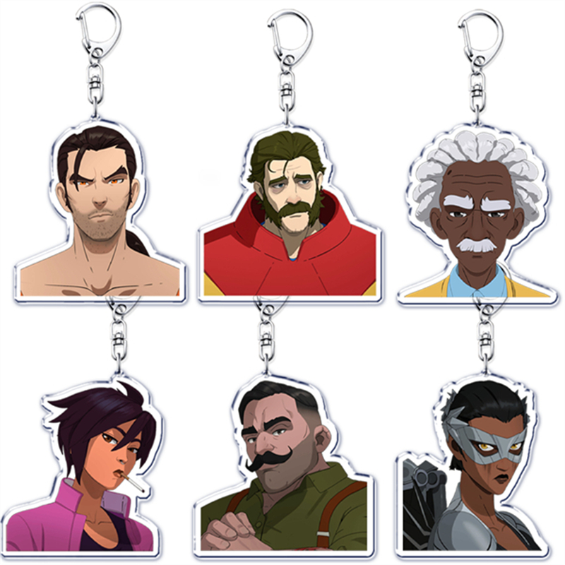 Gaming Accessories Gifts For Men - Video Game Mecha Man Keychain for