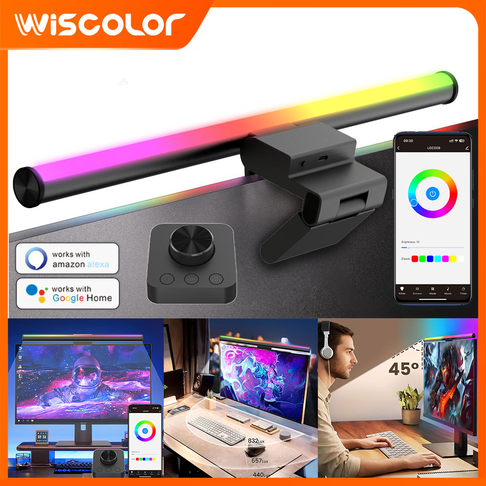 Gaming Accessories Wall Mount - Screen Hanging Lamp Monitor Light Bar