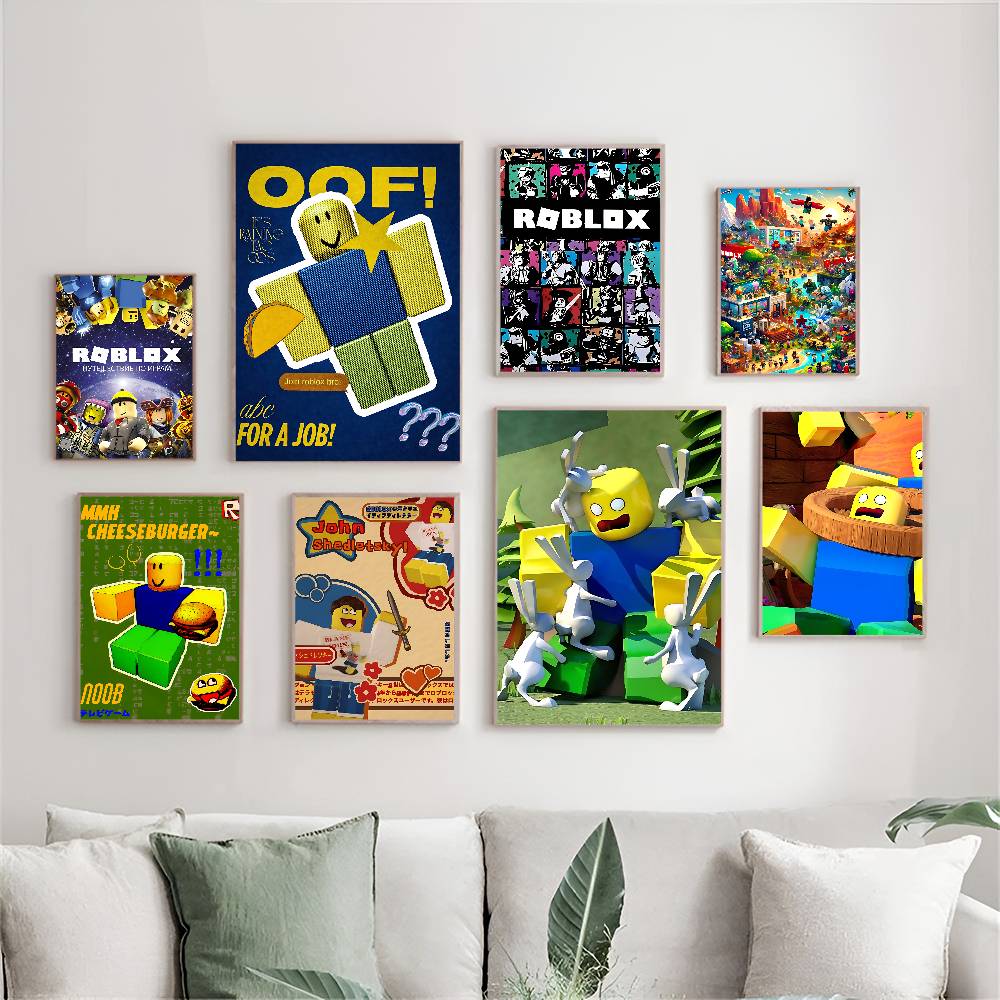 Gaming Accessories Roblox - Sandbox Game R-Roblox Anime Posters Sticky