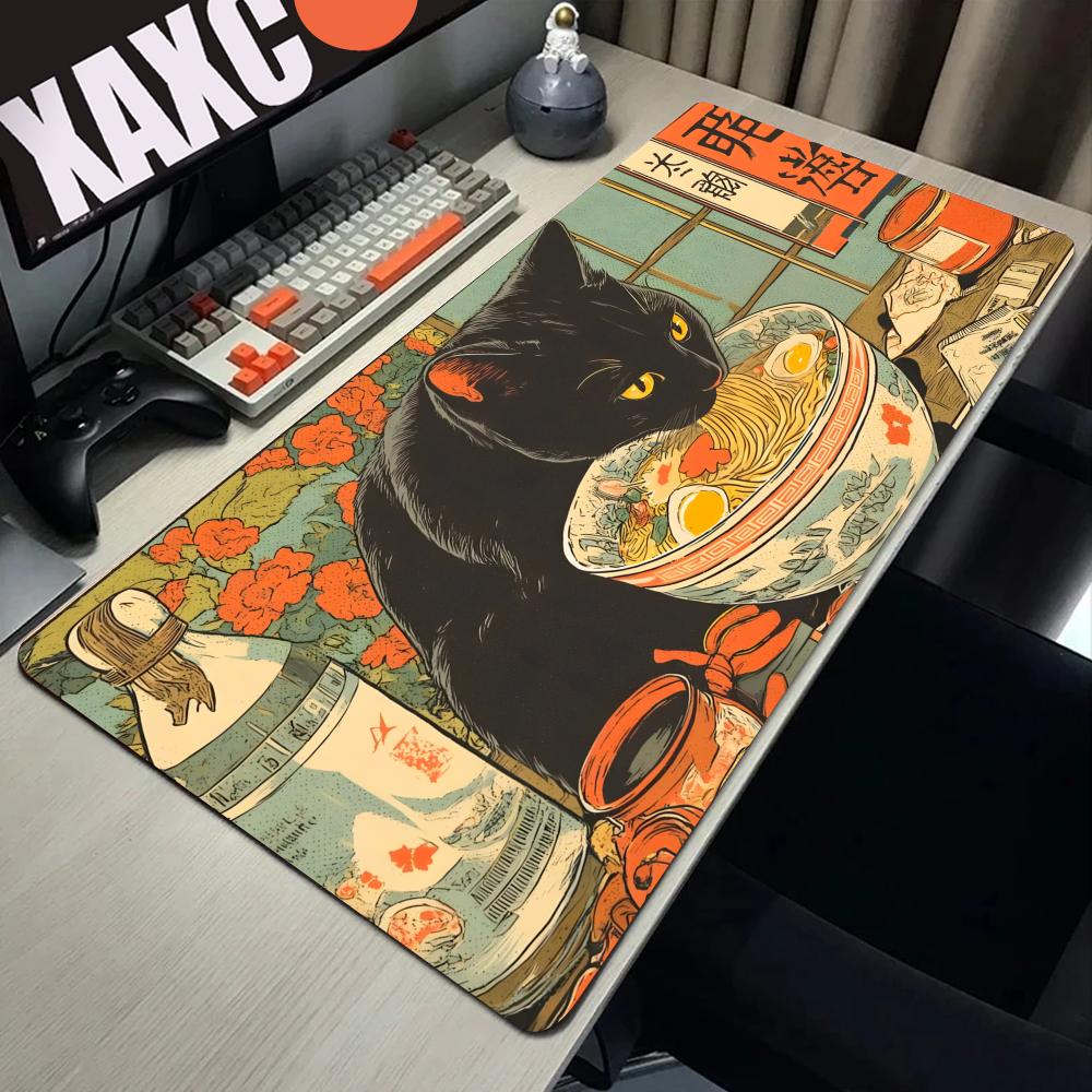 Gaming Accessories Shop - HYBXAXC Black cat loves to eat