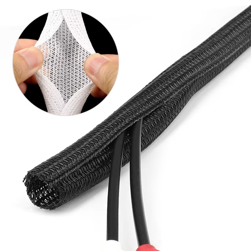Cable Sleeve Braided - Insulated Braided Cable Sleeve PET Nylon