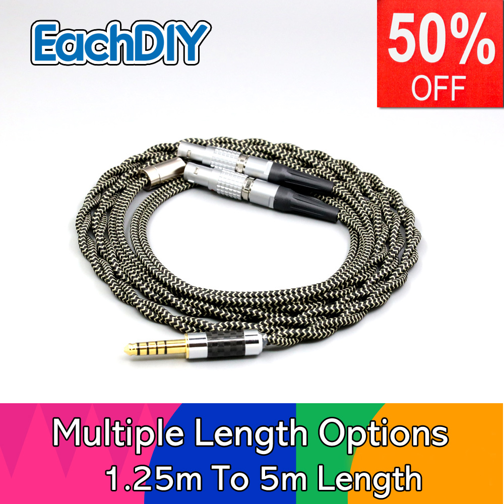 Cable Sleeve Braided - 2 Core 2.8mm Litz OFC Earphone