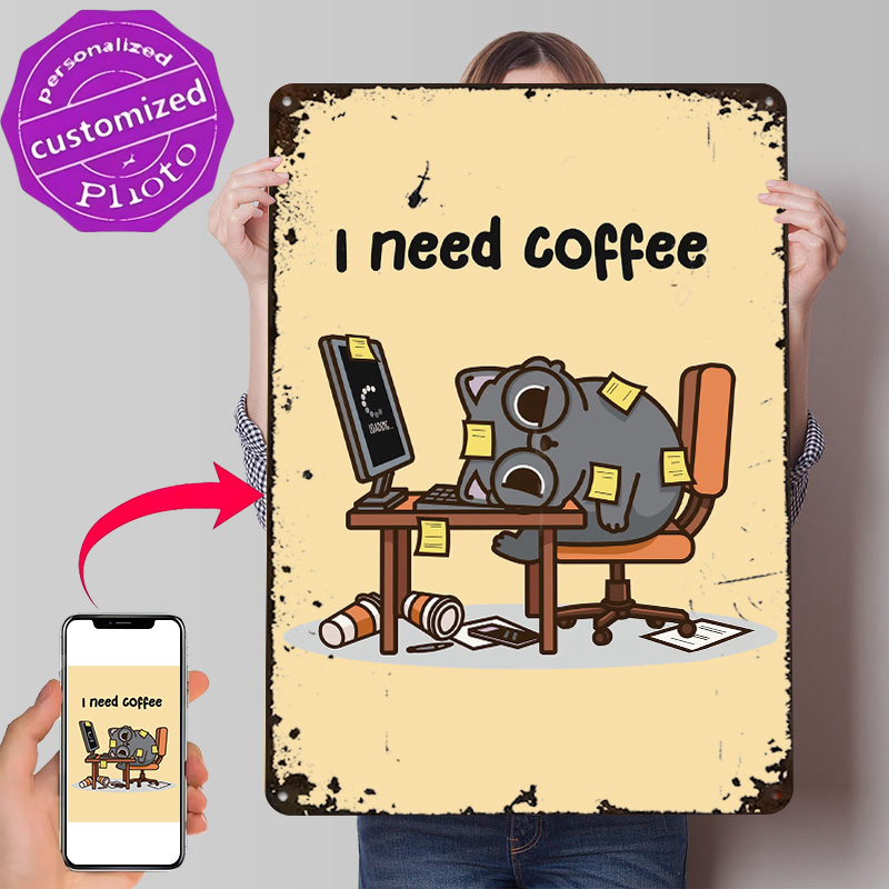 I Need Coffee 3D Texture Metal - đánh giá và giá Gaming Accessories Needed