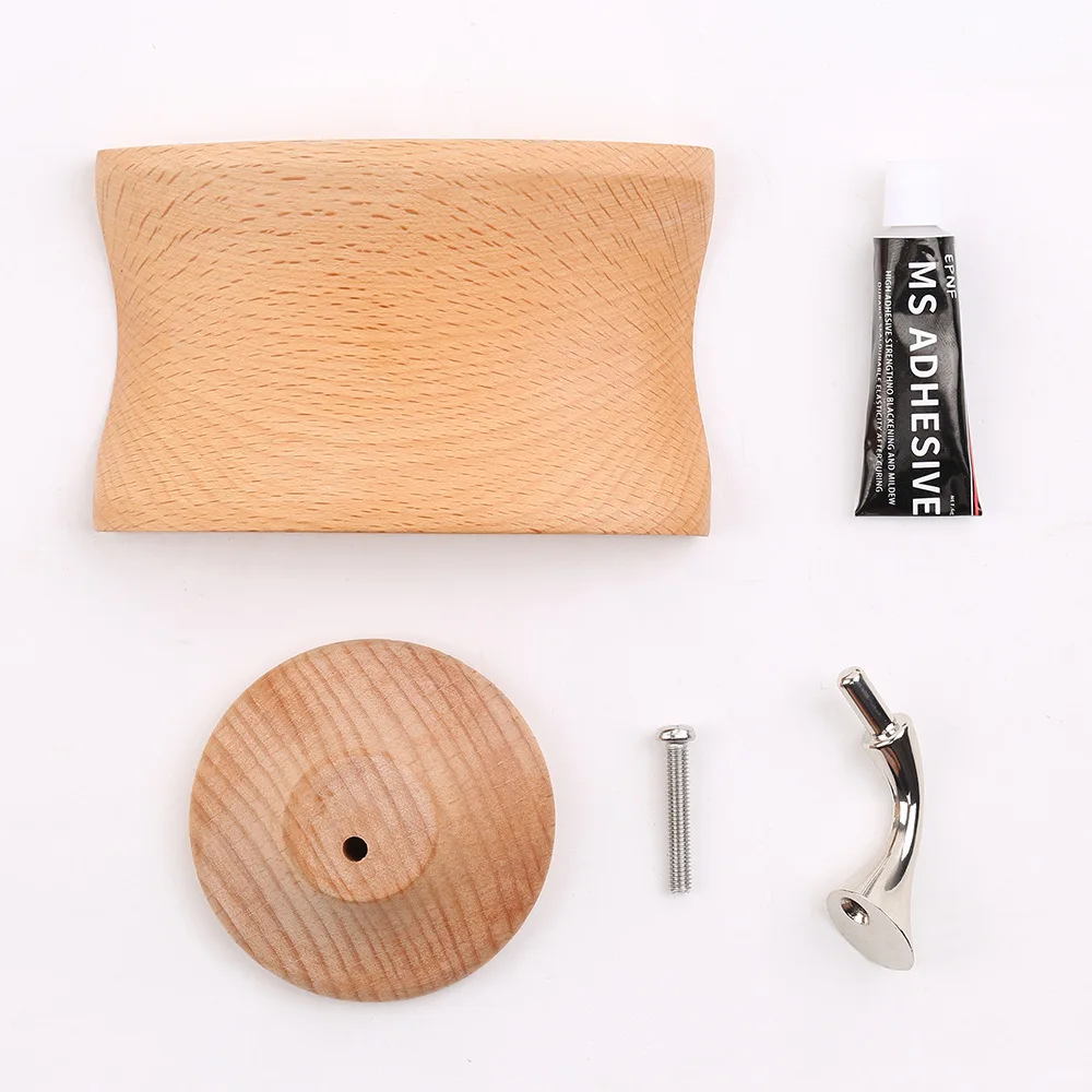 HeMu No-Drill Wooden Headphone - đánh giá và giá Gaming Accessories Wall Mount