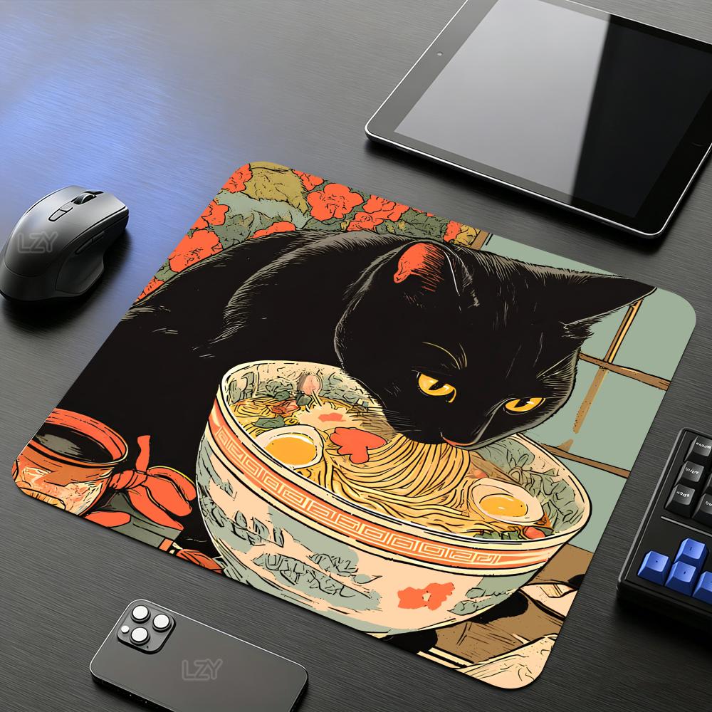 Black Cat Loves To Eat Ramen S - đánh giá và giá Gaming Accessories Shop