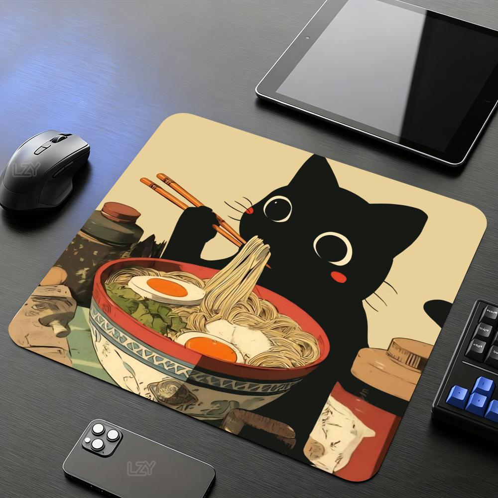 Black Cat Loves To Eat Ramen S - đánh giá và giá Gaming Accessories Shop