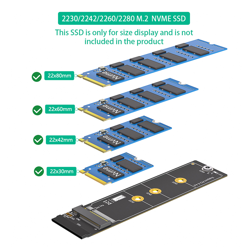 30CM M.2 NVME 4.0 Extension Ca - đánh giá và giá Pcie Extension Cable