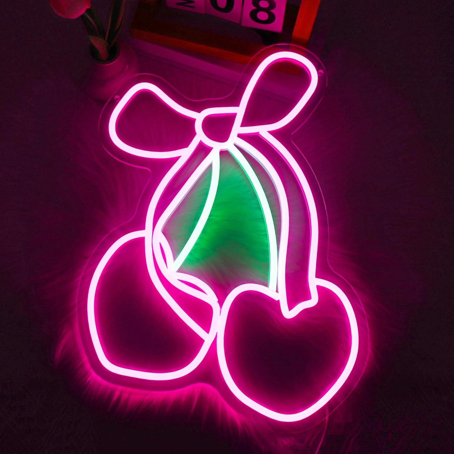 Cherry Bow Neon Sign USB Dimma - đánh giá và giá Gaming Accessories Shop