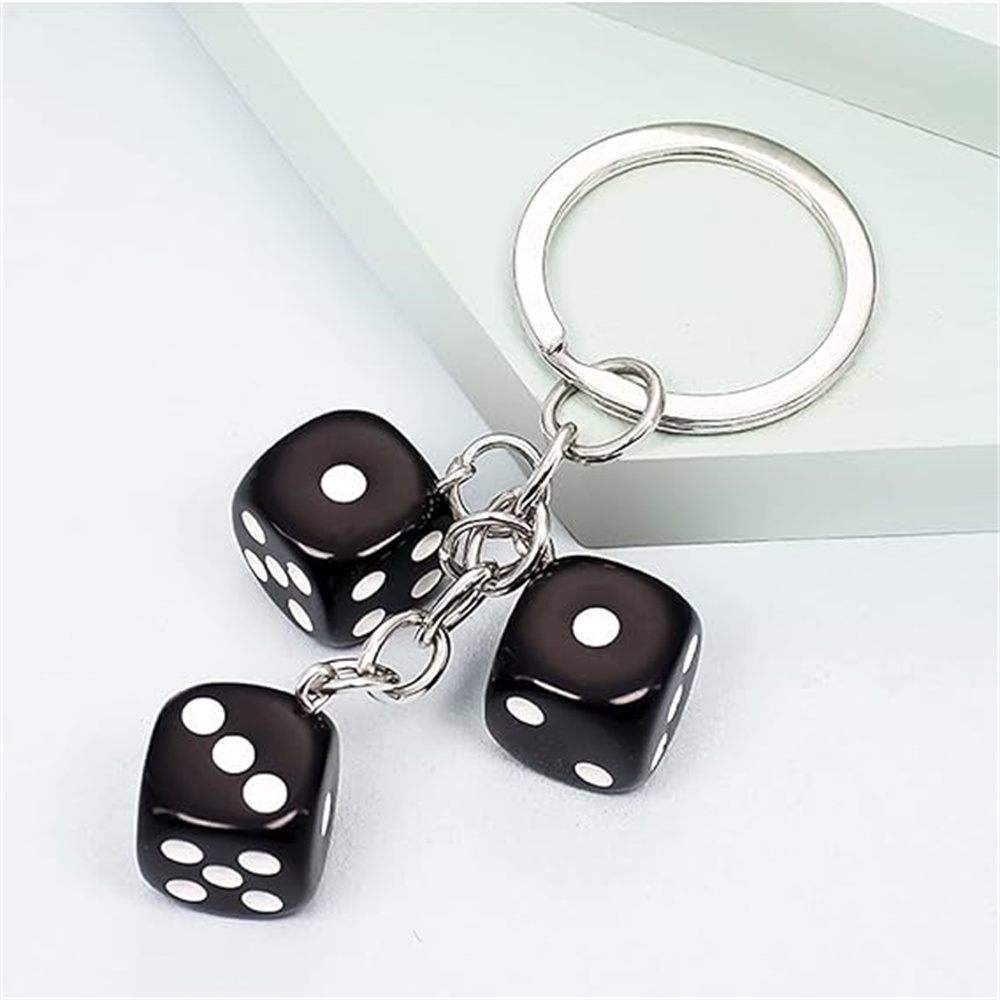 Cute 3D Dice Keychain Gaming R - đánh giá và giá Gaming Accessories Gifts For Men