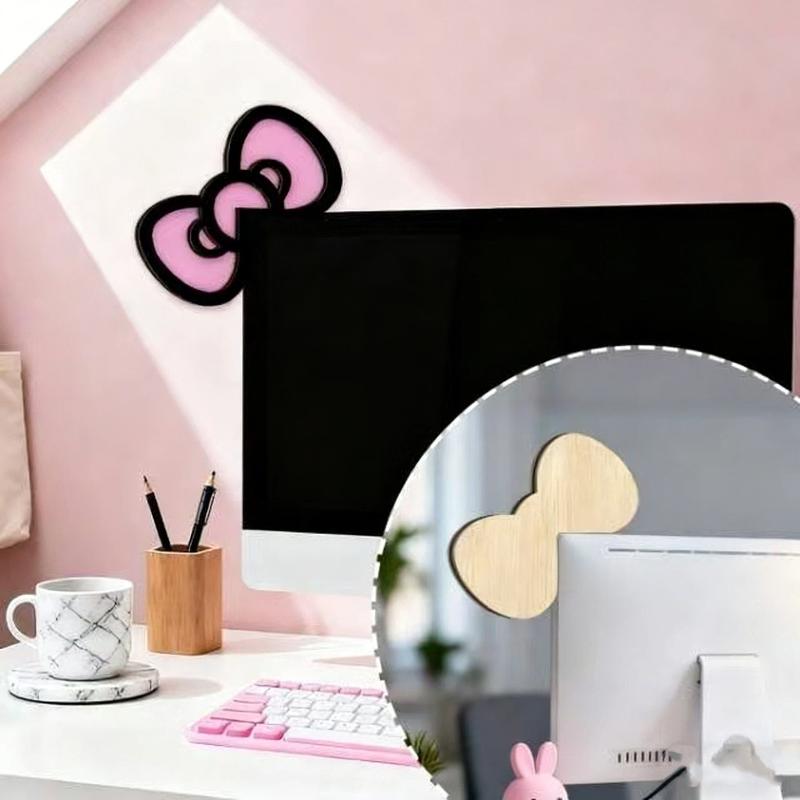 New 1/2Pcs Wooden Bowknot PC A - đánh giá và giá Gaming Accessories Kawaii