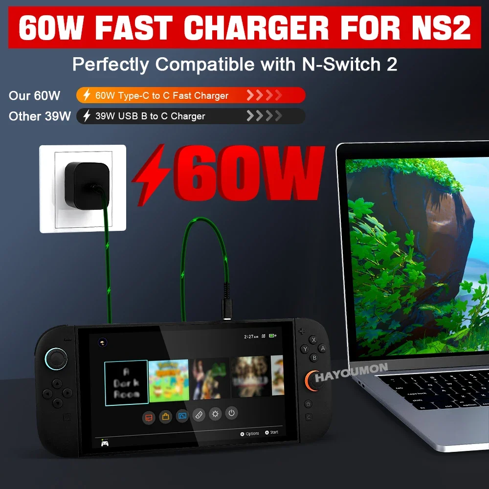 UK US EU 60W Type-C AC Adapter - đánh giá và giá Gaming Accessories Wall Mount