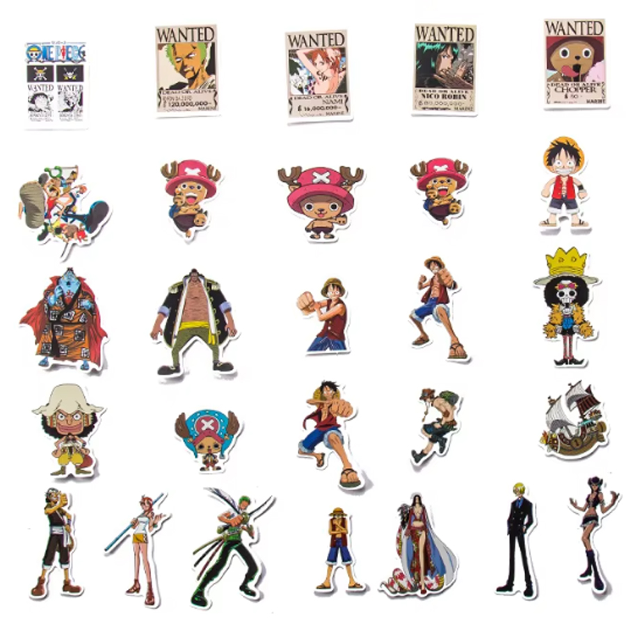 50Pcs One Piece Stickers Party - đánh giá và giá Gaming Accessories Roblox