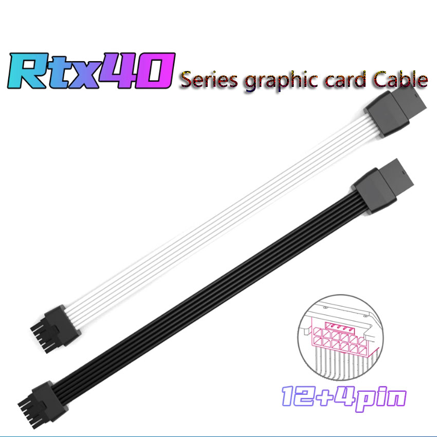 Black White 600W 12VHPWR Male  - đánh giá và giá Pcie Extension Cable