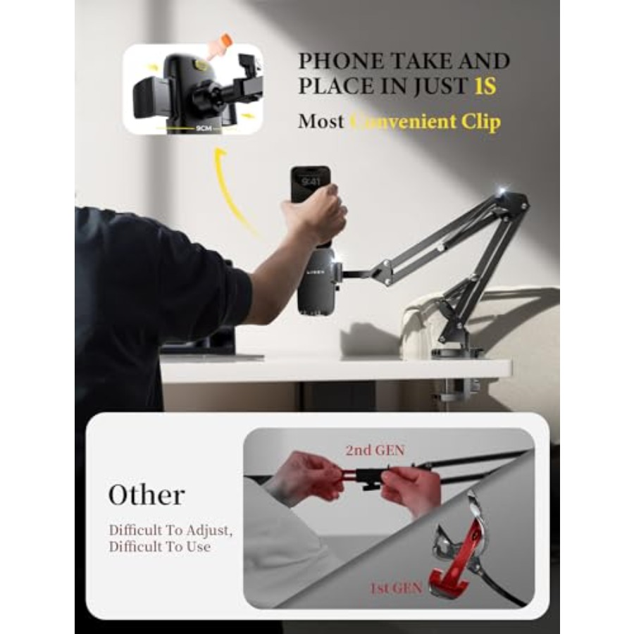 Gooseneck Phone Holder for Bed - đánh giá và giá Gaming Accessories Gifts For Men