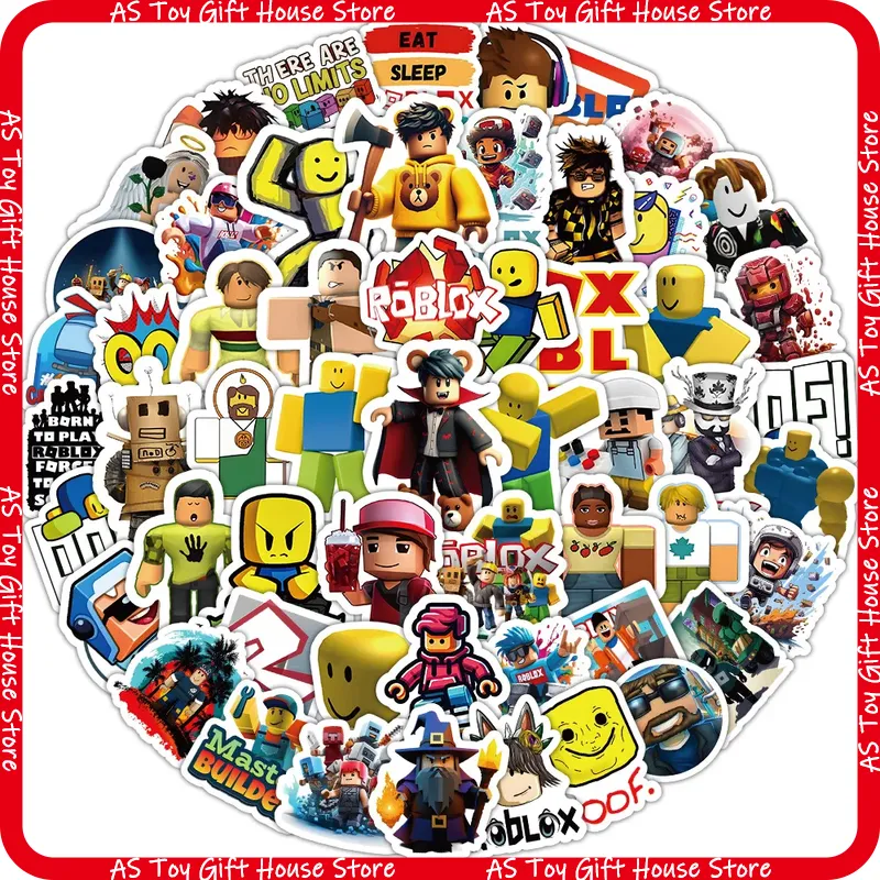 100Pcs Roblox Stickers Cartoon - đánh giá và giá Gaming Accessories Roblox