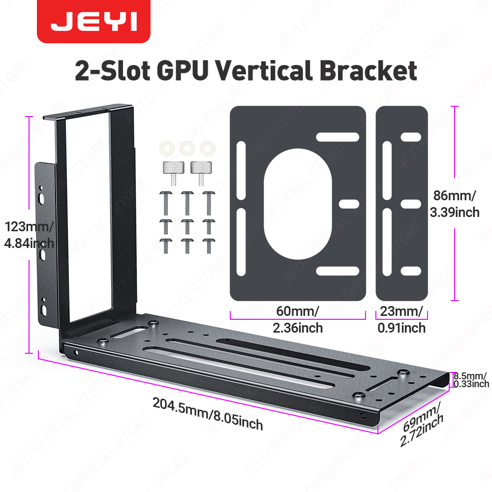 JEYI Vertical Graphics Card Mo - đánh giá và giá Pcie Extension Cable