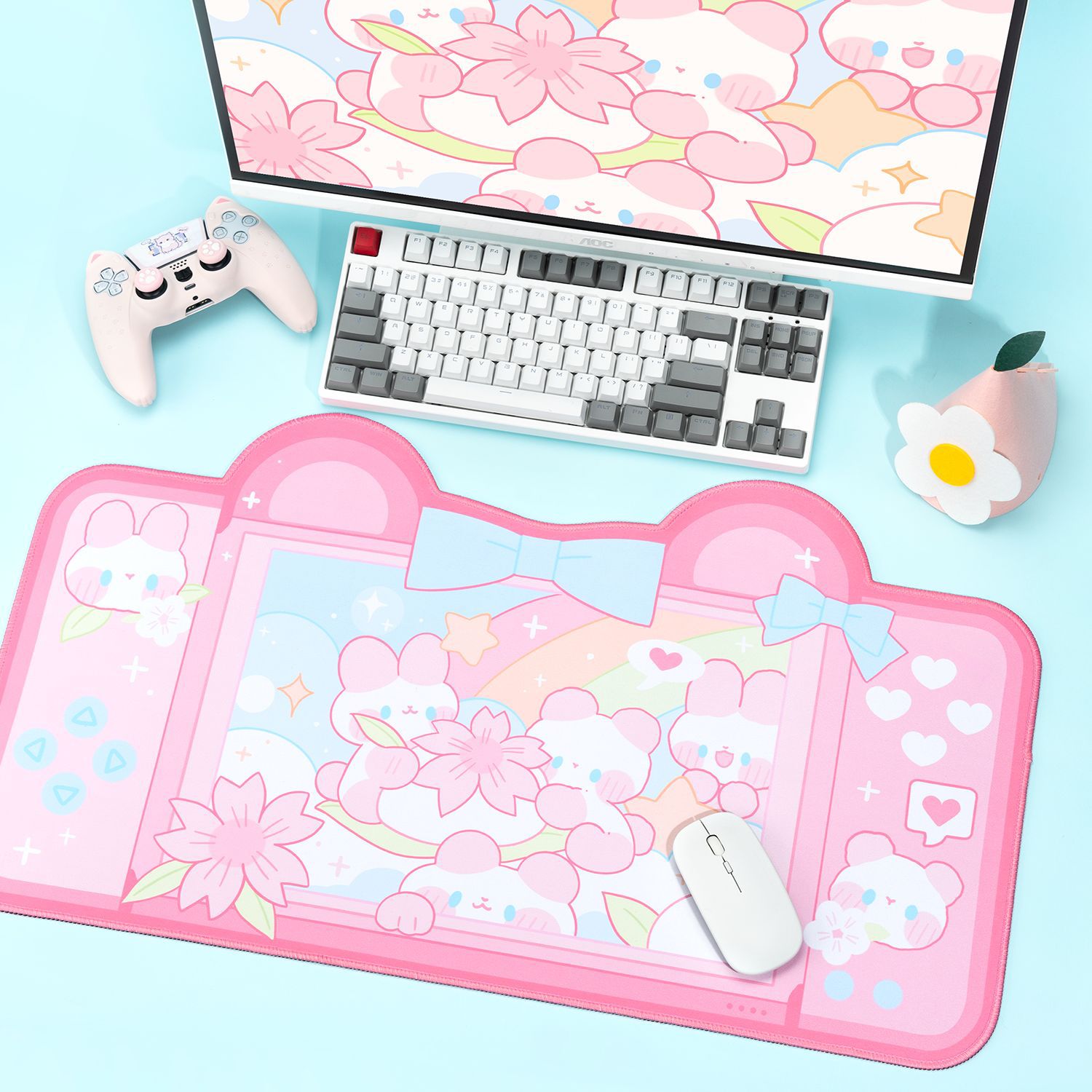Lớn Kawaii Miếng Lót Chuột Chơ - đánh giá và giá Gaming Accessories Kawaii