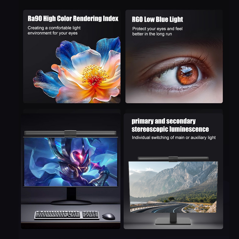 Monitor Light Bar 43CM Eye-Car - đánh giá và giá Gaming Accessories Wall Mount