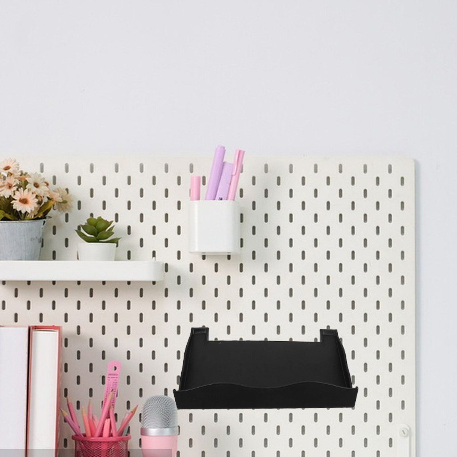 Pegboard Tray Shelf No-Drill W - đánh giá và giá Gaming Accessories Wall Mount