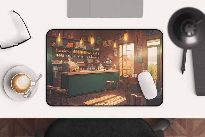 Kawaii Anime Desk Mat Coffee S - đánh giá và giá Gaming Accessories Shop