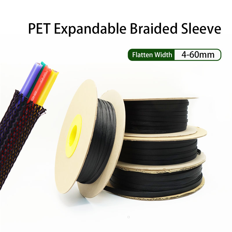 5M/10M PET Expandable Braided  - đánh giá và giá Cable Sleeve Braided
