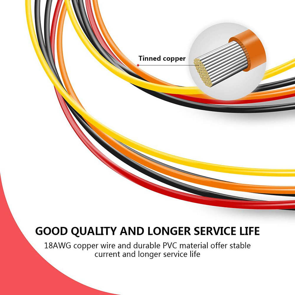 6 Pcs SATA Power Extension Cab - đánh giá và giá Pcie Extension Cable