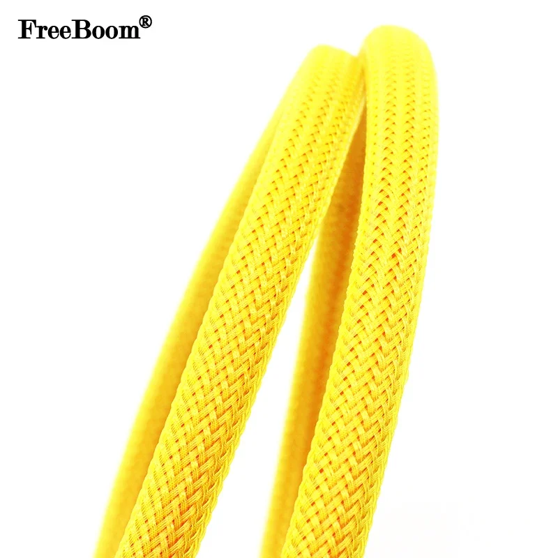 1~50m Yellow PET Braid Sleeve  - đánh giá và giá Cable Sleeve Braided