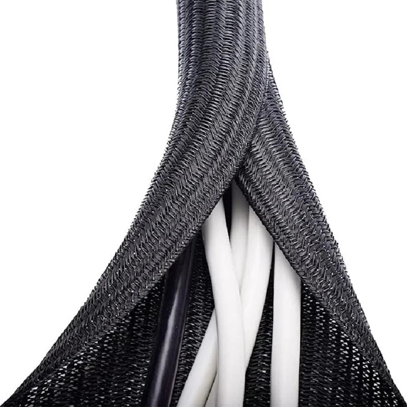 1m 3m 5m braided cable sleeve  - đánh giá và giá Cable Sleeve Braided