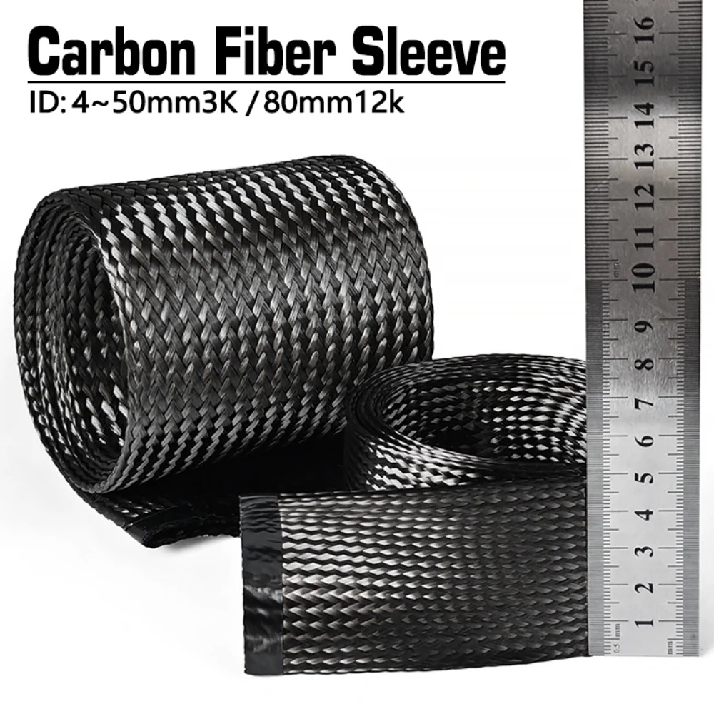 1M Carbon Fiber Cable Sleeve B - đánh giá và giá Cable Sleeve Braided