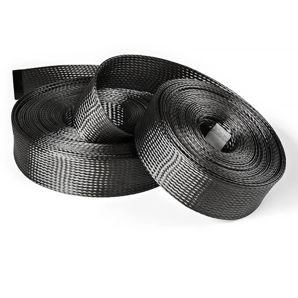 1M Carbon Fiber Cable Sleeve B - đánh giá và giá Cable Sleeve Braided