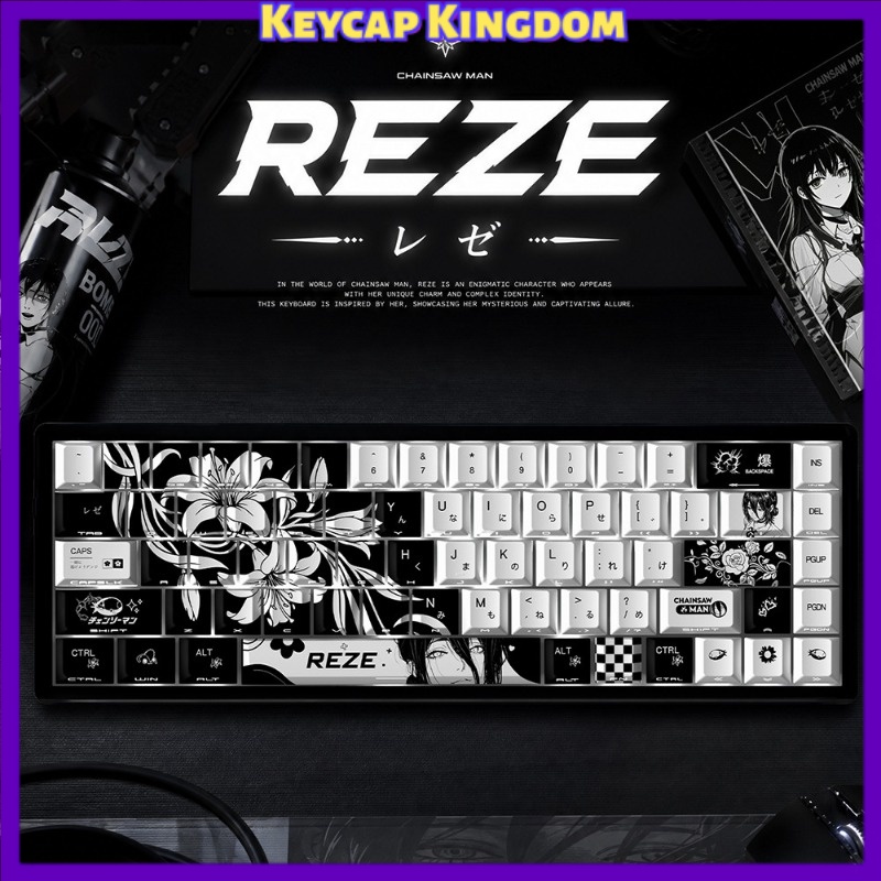 NEW Reze 5.0 Anime Keycaps Cha - đánh giá và giá Gaming Accessories Gifts For Men