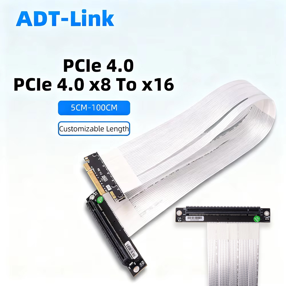 ADT-Link PCIE 4.0 3.0 X8 To X1 - đánh giá và giá Pcie Extension Cable