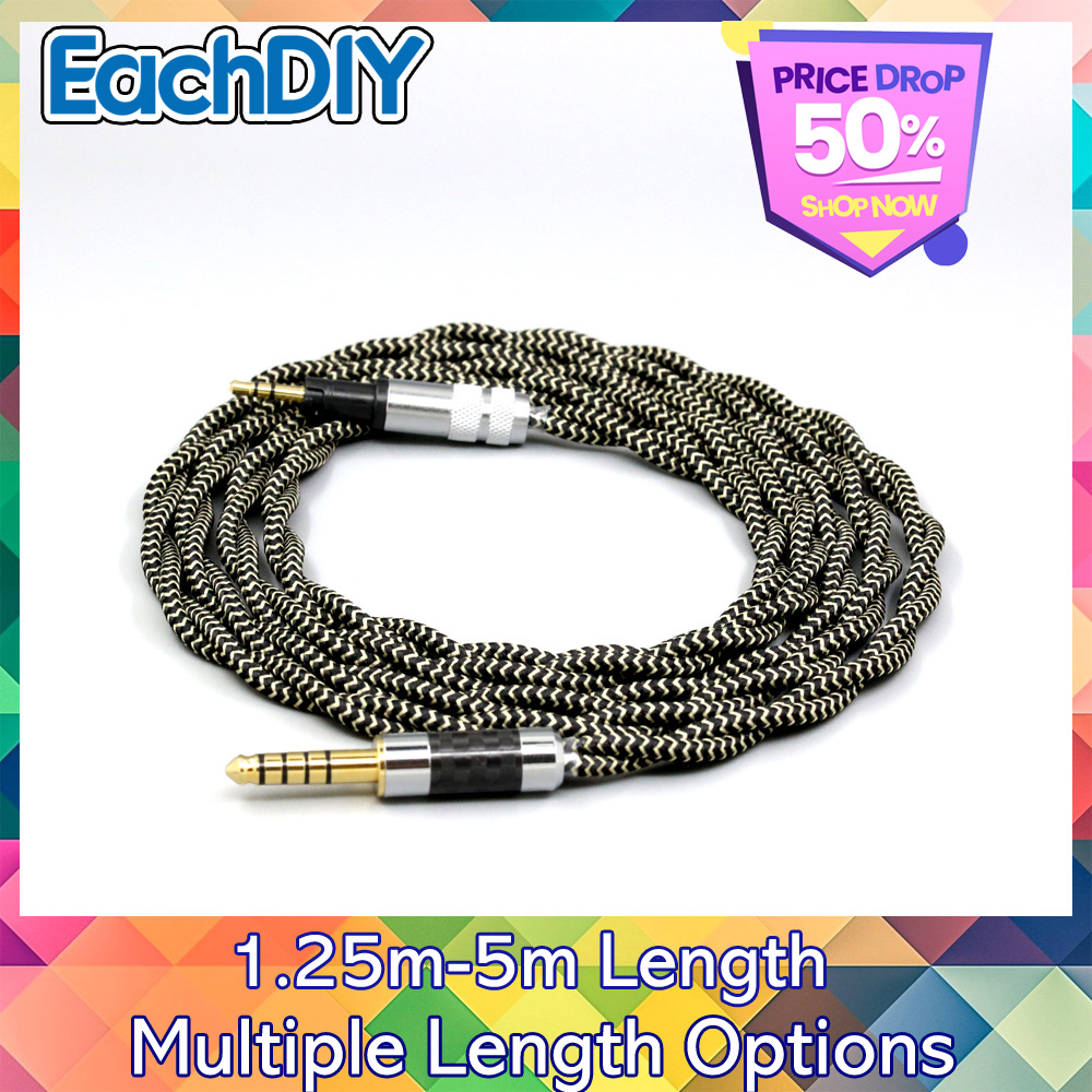 2 Core 2.8mm Litz OFC Earphone - đánh giá và giá Cable Sleeve Braided